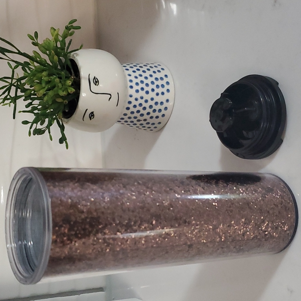 Starbucks Glittery Weighted Tumbler - Picture 4 of 11